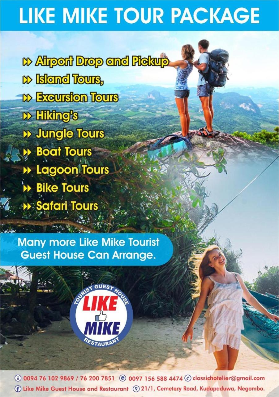 Like Mike Tourist Guest House & Restaurant Negombo Exteriér fotografie
